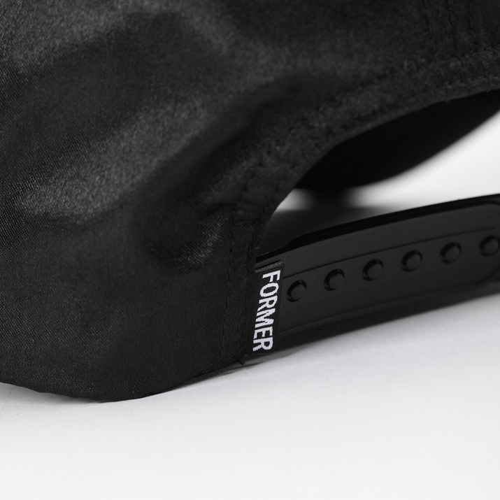 FORMER Puncture Satin Cap Black