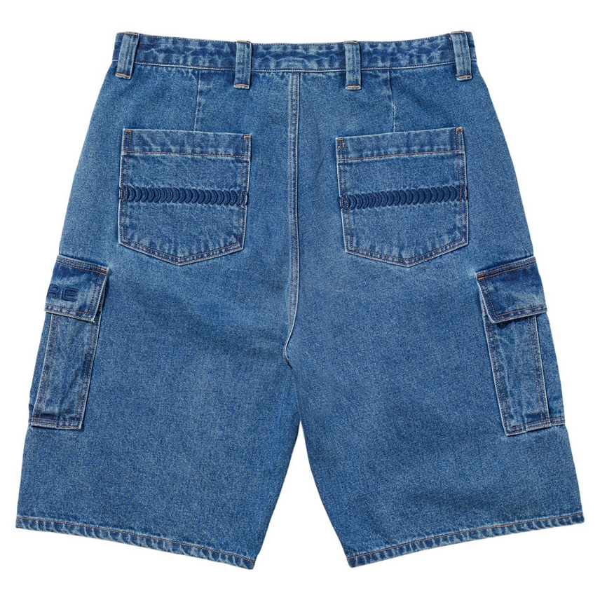 Spitfire Wheels Classic 87 Denim Cargo Short Stone Wash
