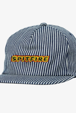 Spitfire Wheels Flames Script Strapback Indigo Stripe