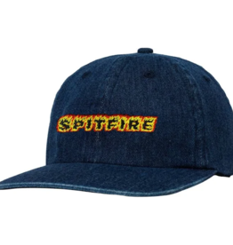 Spitfire Wheels Flames Script Strapback Denim