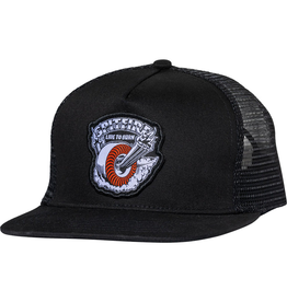 Spitfire Wheels Burnout Snapback Black