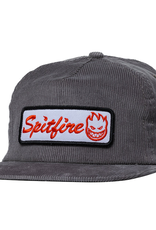 Spitfire Wheels Courier Patch Snapback Charcoal/White