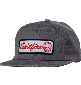 Spitfire Wheels Courier Patch Snapback Charcoal/White