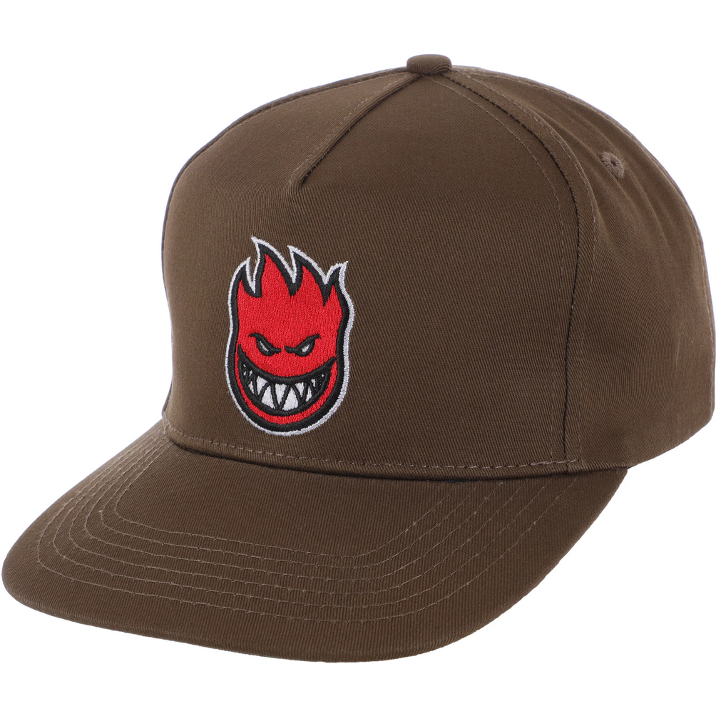 Spitfire Wheels Bighead Fill Snapback Brown/Red