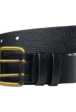 Spitfire Wheels Bighead Leather Belt Black L/XL