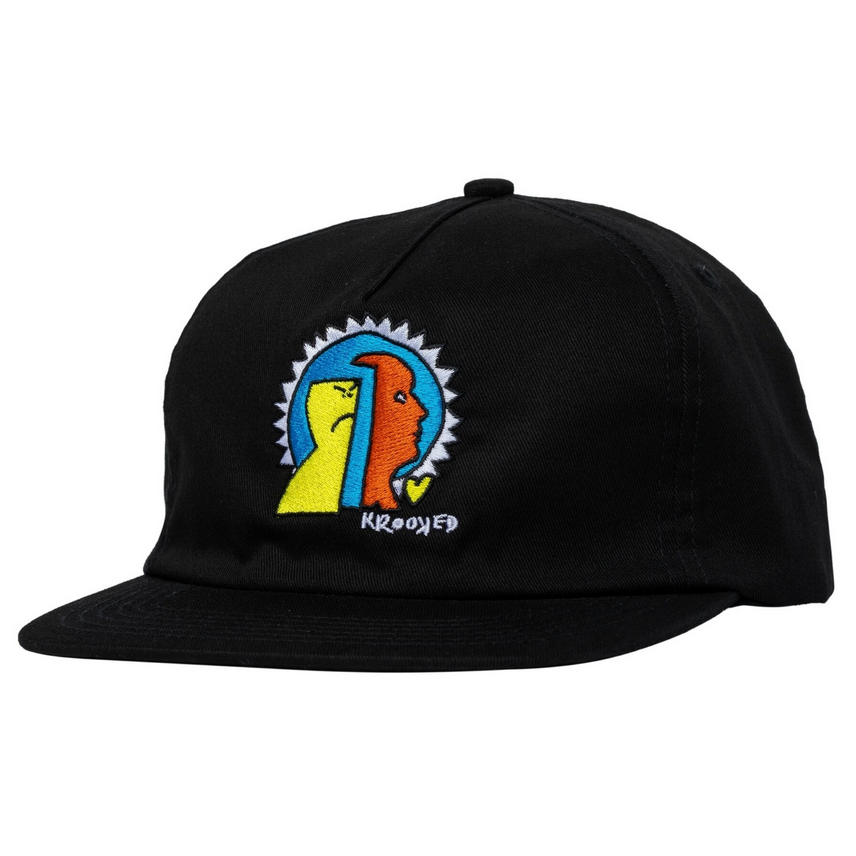 Krooked Mad Back Snapback Black