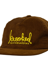 Krooked Skript Snapback Brown/Gold