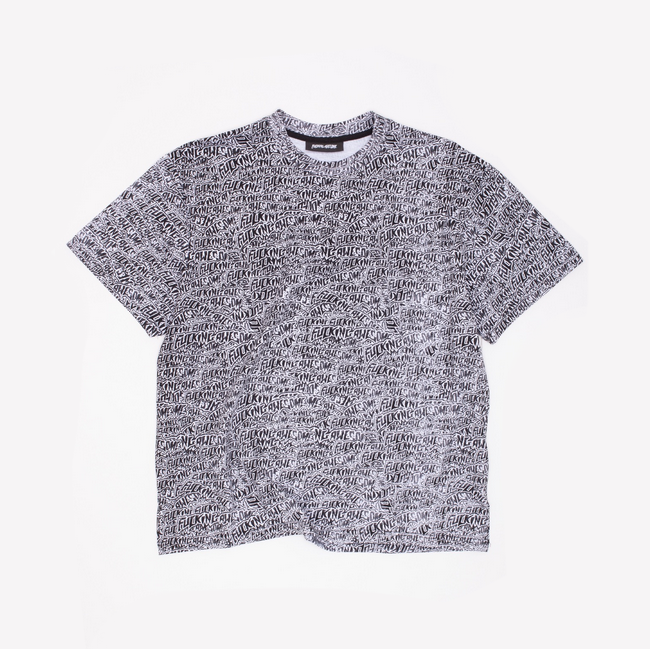 Fucking Awesome Burnt Sticker Stamp Tee White