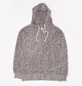 Fucking Awesome Burnt Sticker Stamp Zipped Hoodie White