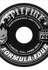 Spitfire Wheels Spitfire F4 99d Conical Full Black 54mm