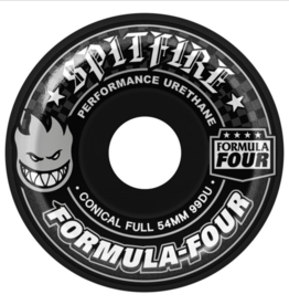 Spitfire Wheels Spitfire F4 99d Conical Full Black 54mm