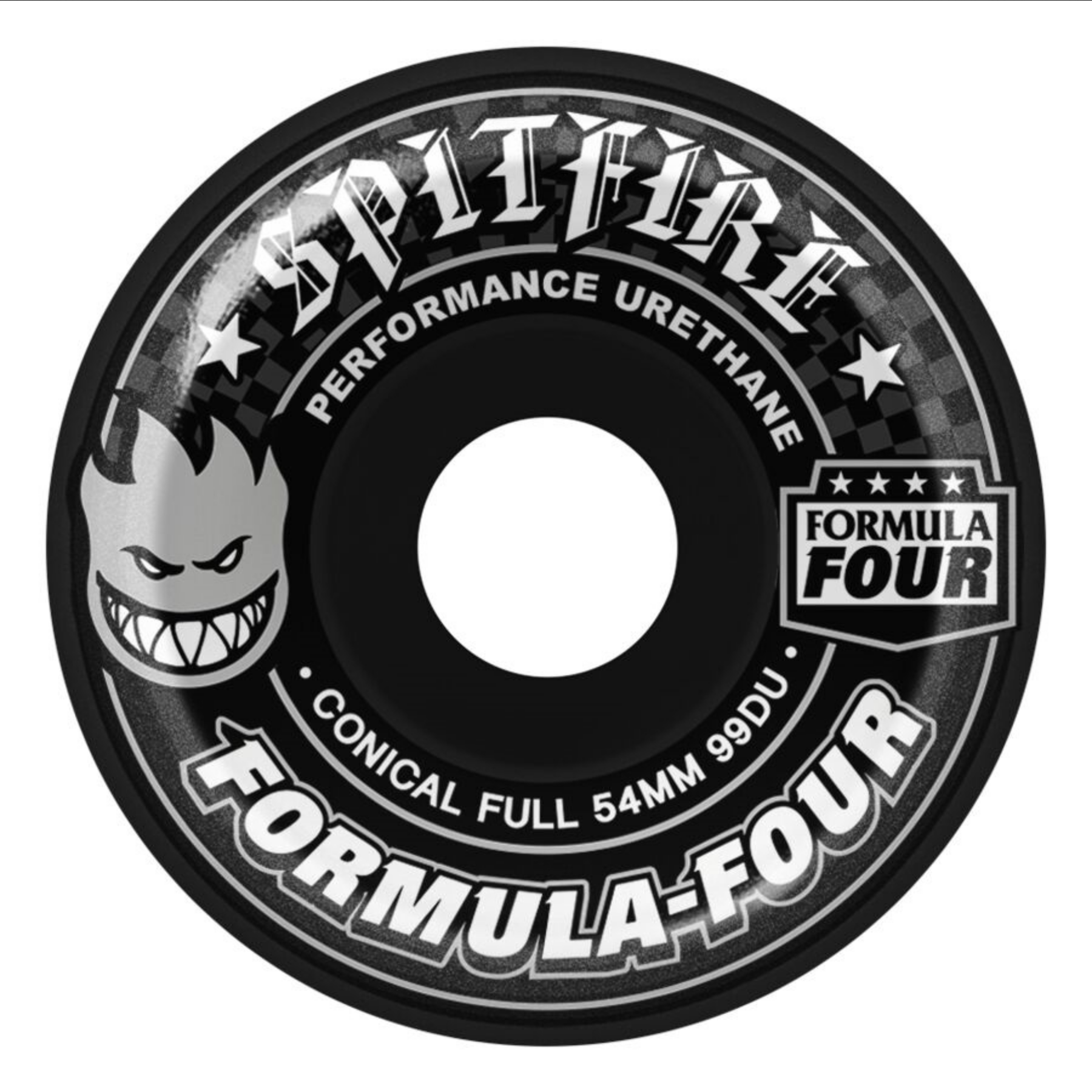 Spitfire Wheels Spitfire F4 99d Conical Full Black 54mm