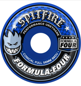 Spitfire Wheels Spitfire F4 99d Conical Full Blue 56mm