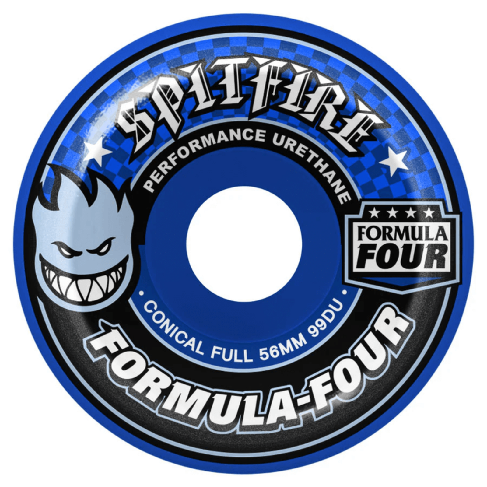 Spitfire Wheels Spitfire F4 99d Conical Full Blue 56mm