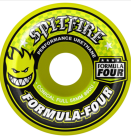 Spitfire Wheels Spitfire F4 99d Conical Full Neon Yellow 58mm