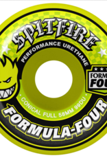 Spitfire Wheels Spitfire F4 99d Conical Full Neon Yellow 58mm
