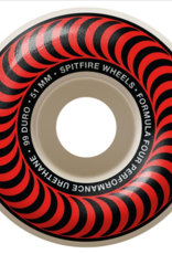 Spitfire Wheels Spitfire F4 99d Classic Swirl Red 51mm