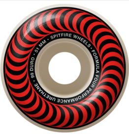Spitfire Wheels Spitfire F4 99d Classic Swirl Red 51mm