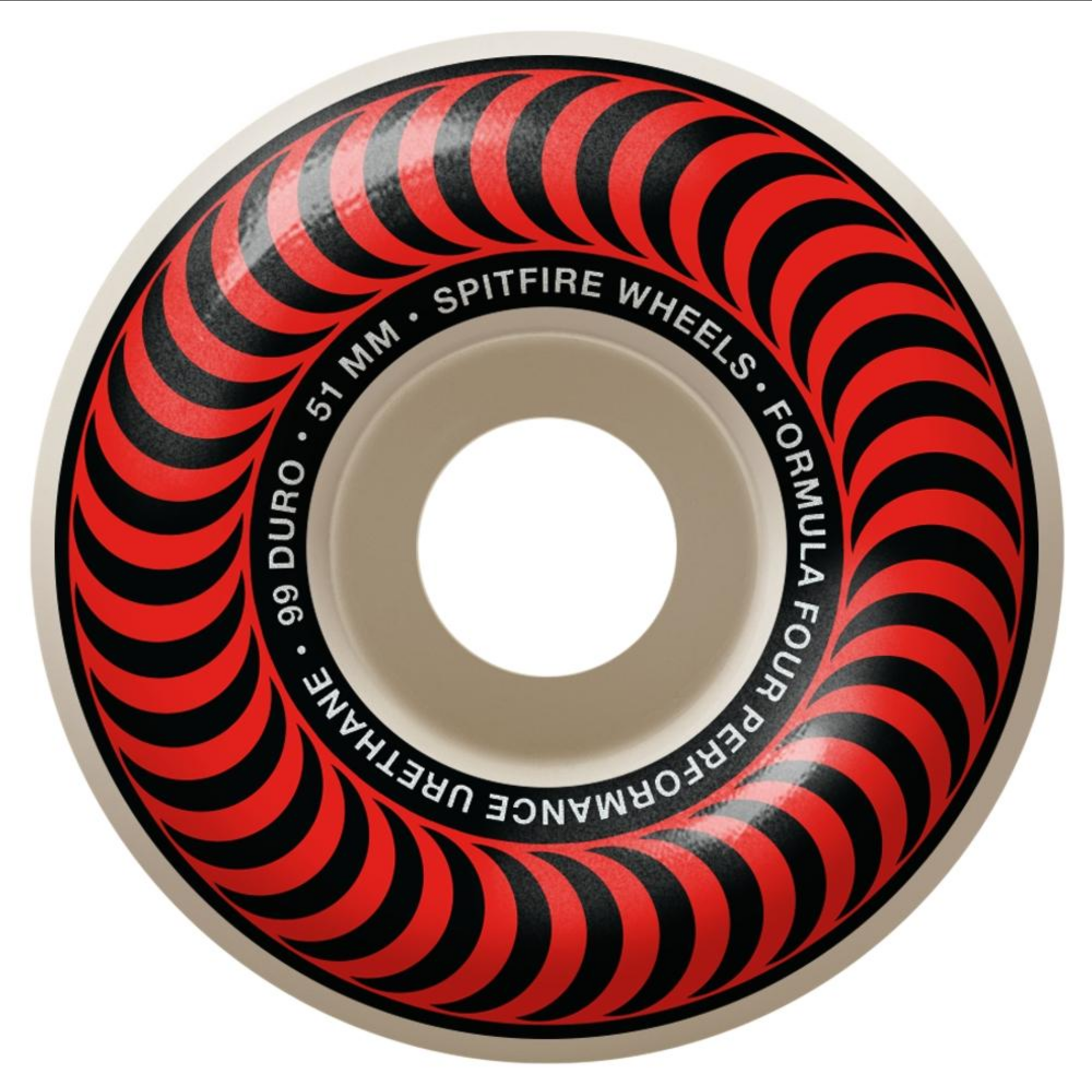 Spitfire Wheels Spitfire F4 99d Classic Swirl Red 51mm