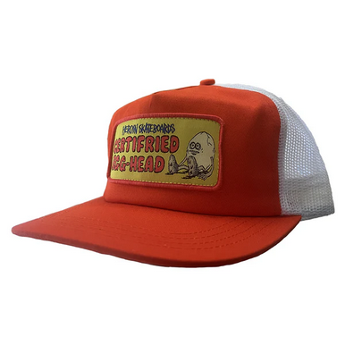 Heroin Certifried Orange Trucker Hat