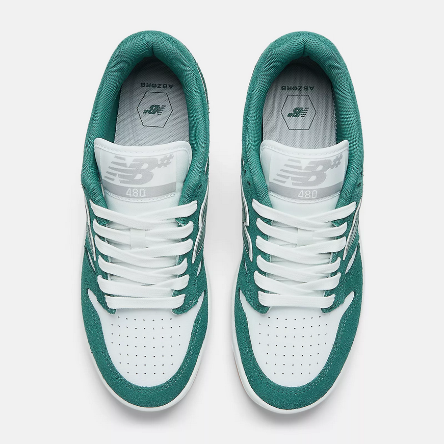 New Balance Numeric 480 Vintage Teal/White
