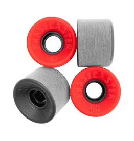 The Heated Wheel Phasecaster Wheels Sofa Tone 56mm 78a Black/Red Two Tone