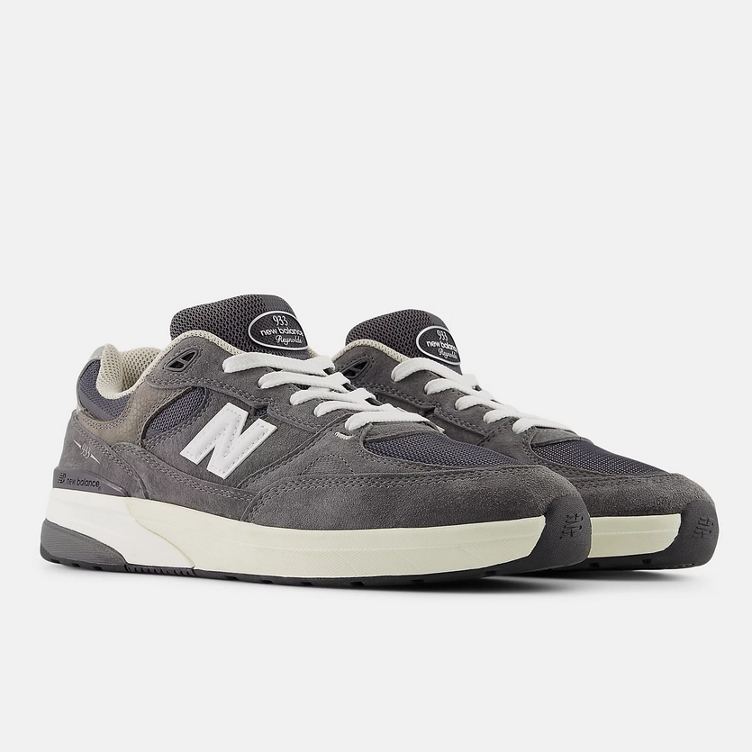 New Balance Numeric 933 Reynolds Grey/White