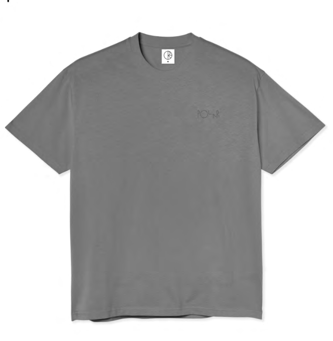Polar Skate Co. Contrast Stroke Logo Grey