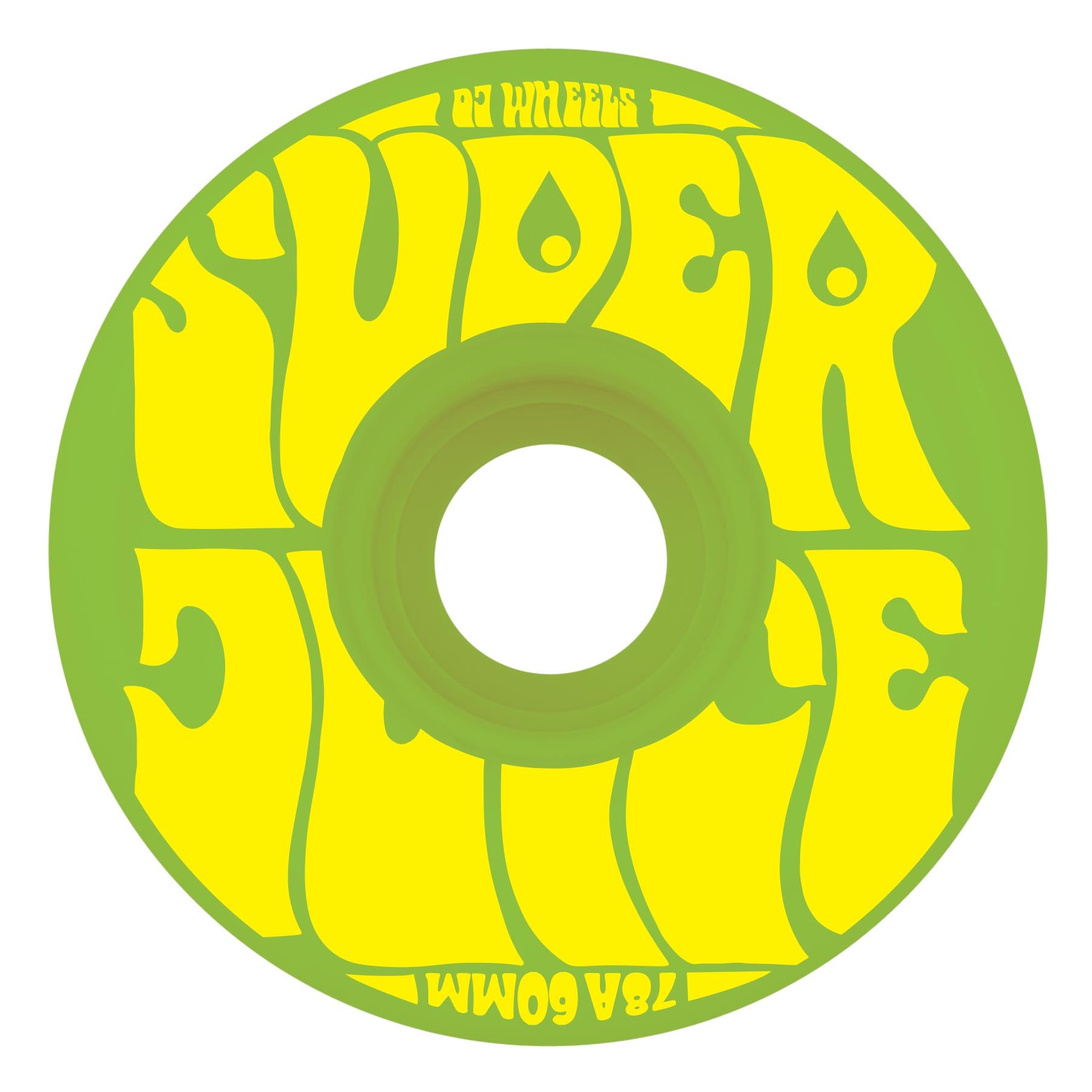 OJ Wheels Super Juice 60mm Green/Yellow 78a