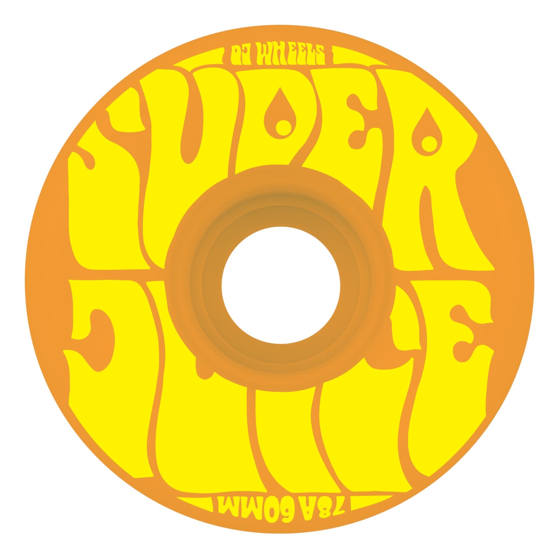 OJ Wheels Super Juice Orange/Yellow 60mm 87a