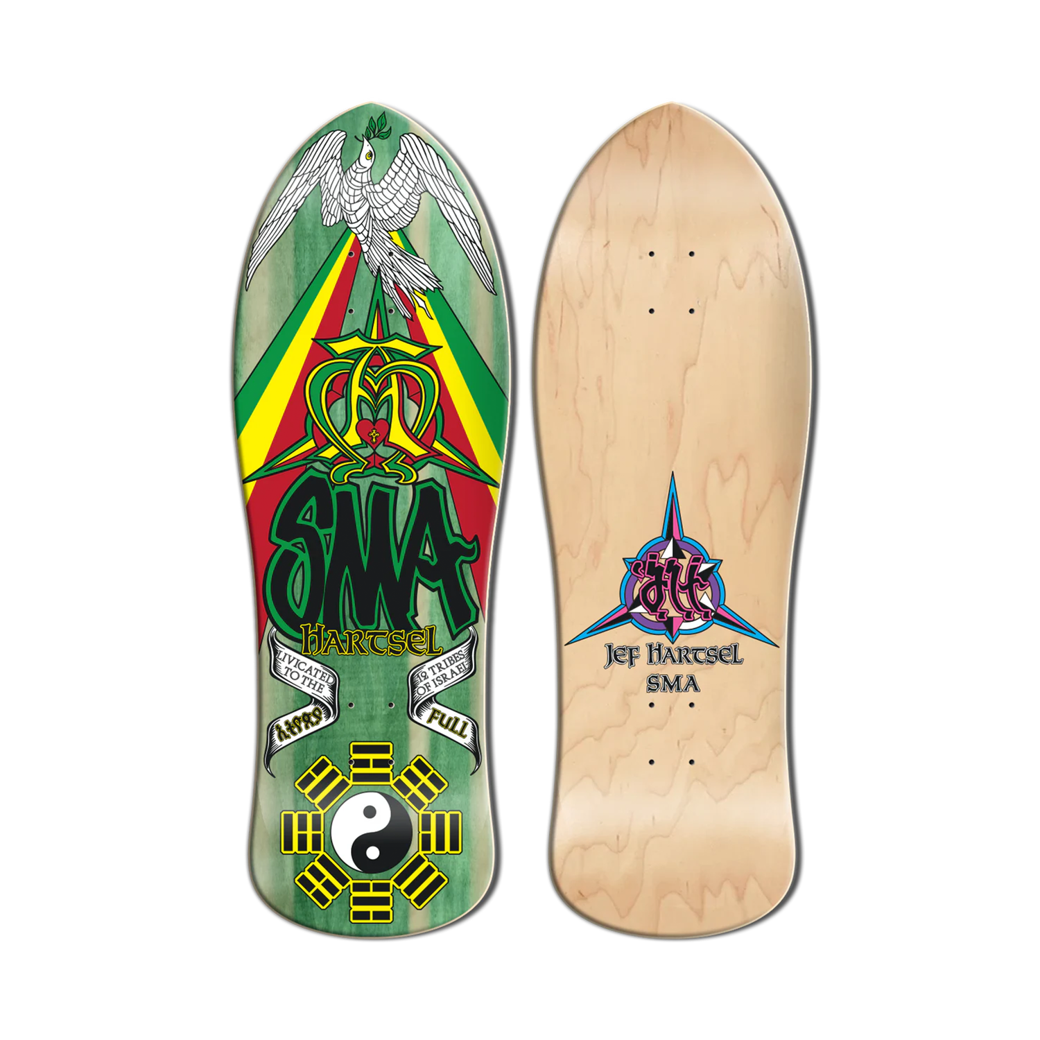 Santa Monica Airlines Jef Hartsel Green Stain 10.25"