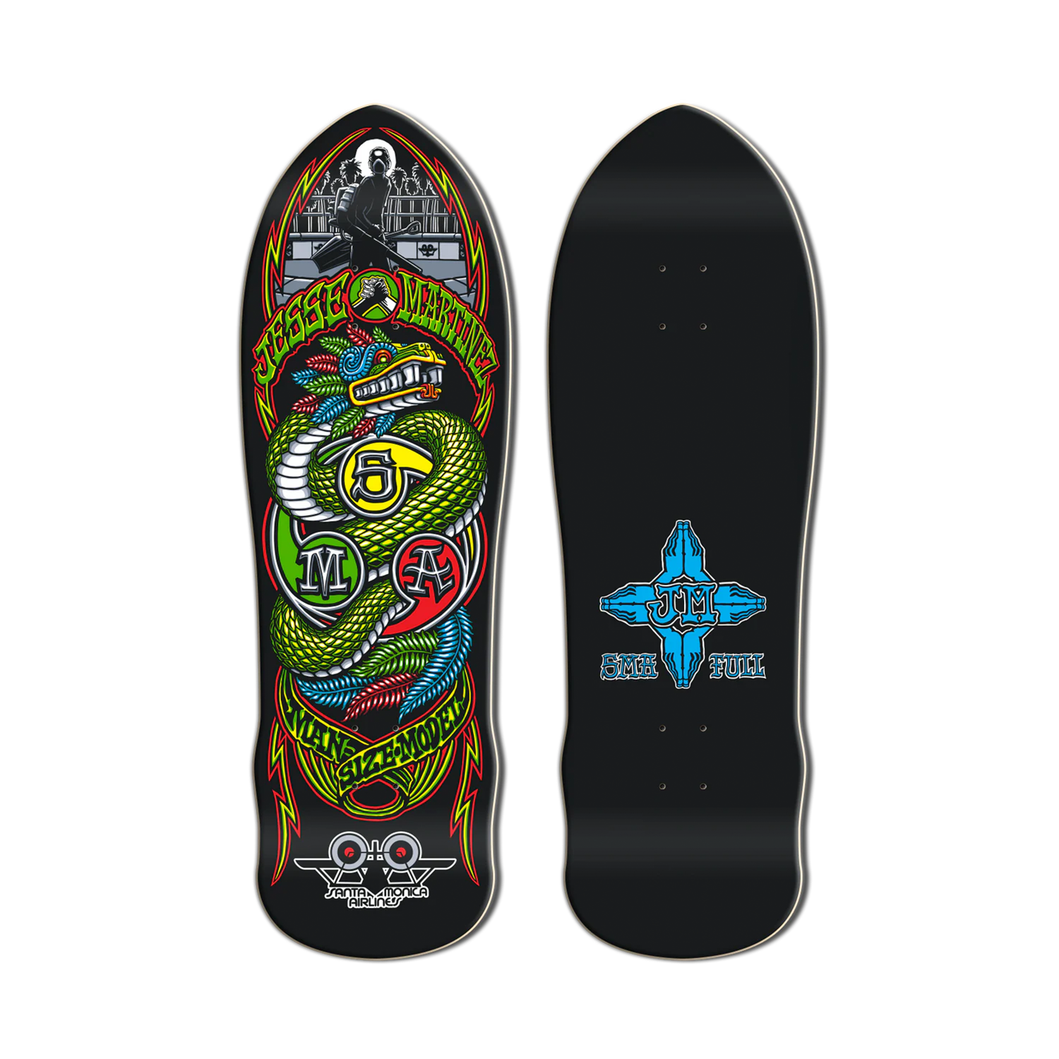 Santa Monica Airlines Jesse Martinez Snake Black Dip 9.875"