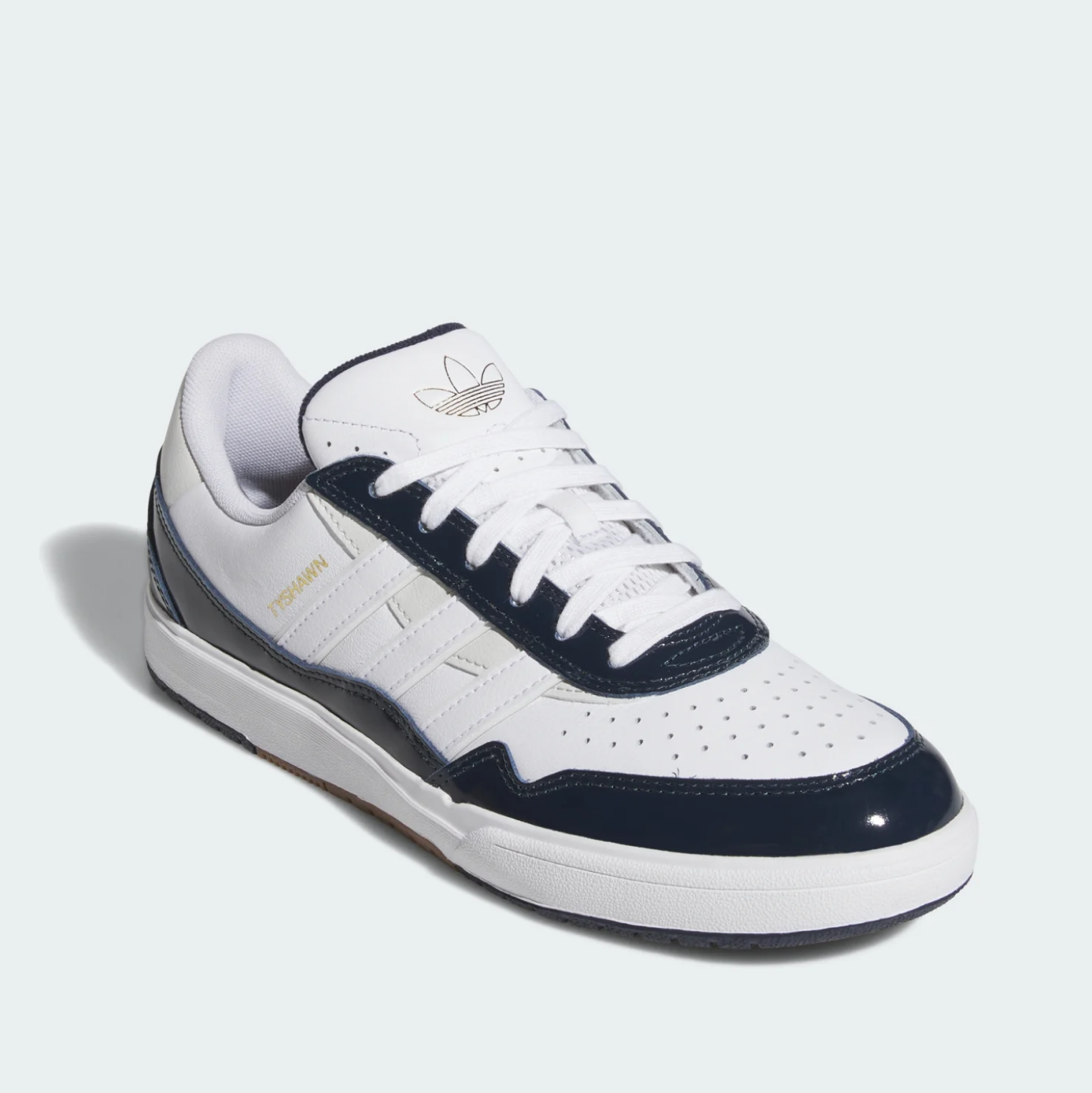 Adidas Tyshawn 2 White/Collegiate Navy 9.5