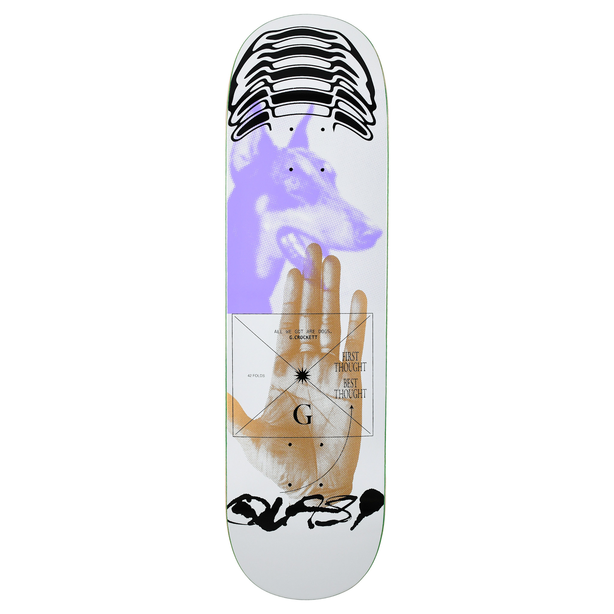 Quasi Skateboards Crockett Thoughts 8.5"