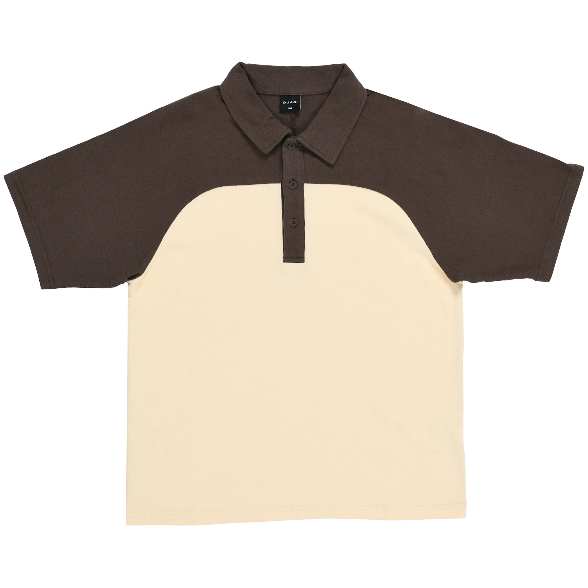 Quasi Skateboards Leslie Raglan Polo Brown