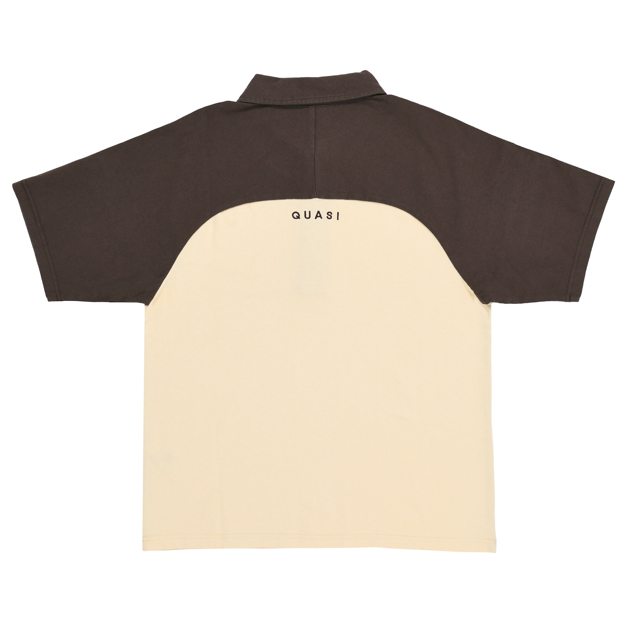 Quasi Skateboards Leslie Raglan Polo Brown