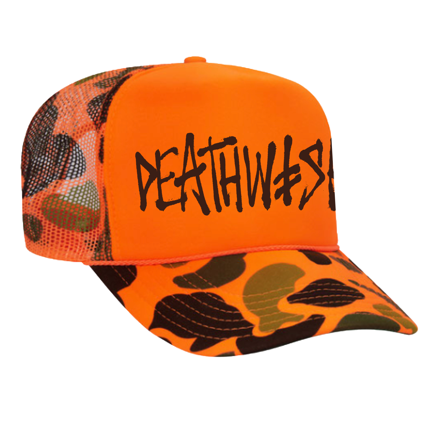 Deathwish Skateboards OG Deathspray Camo Trucker Orange