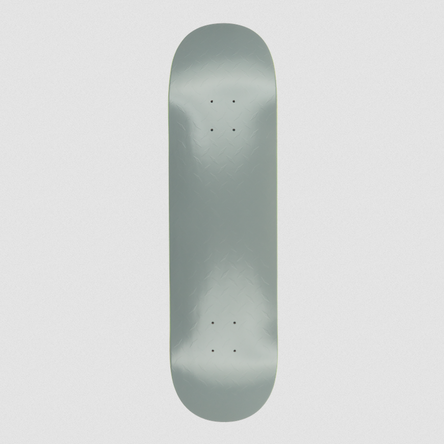 Hardbody Skateboards Diamond Plate Grey 8.25 Long