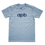 APB Skateshop APB Logo Tee Powder/Dark Blue
