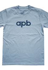 APB Skateshop APB Logo Tee Powder/Dark Blue
