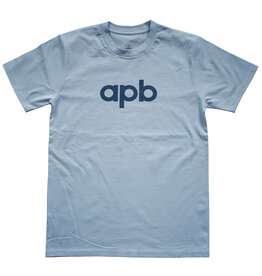 APB Skateshop APB Logo Tee Powder/Dark Blue