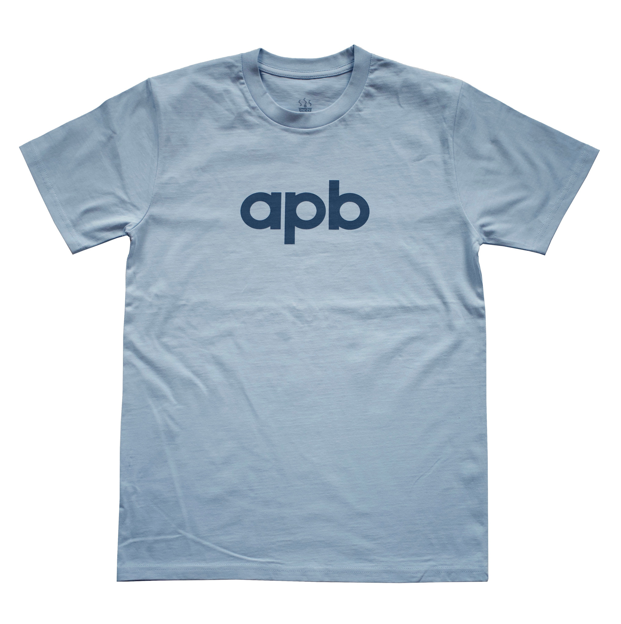 APB Skateshop APB Logo Tee Powder/Dark Blue