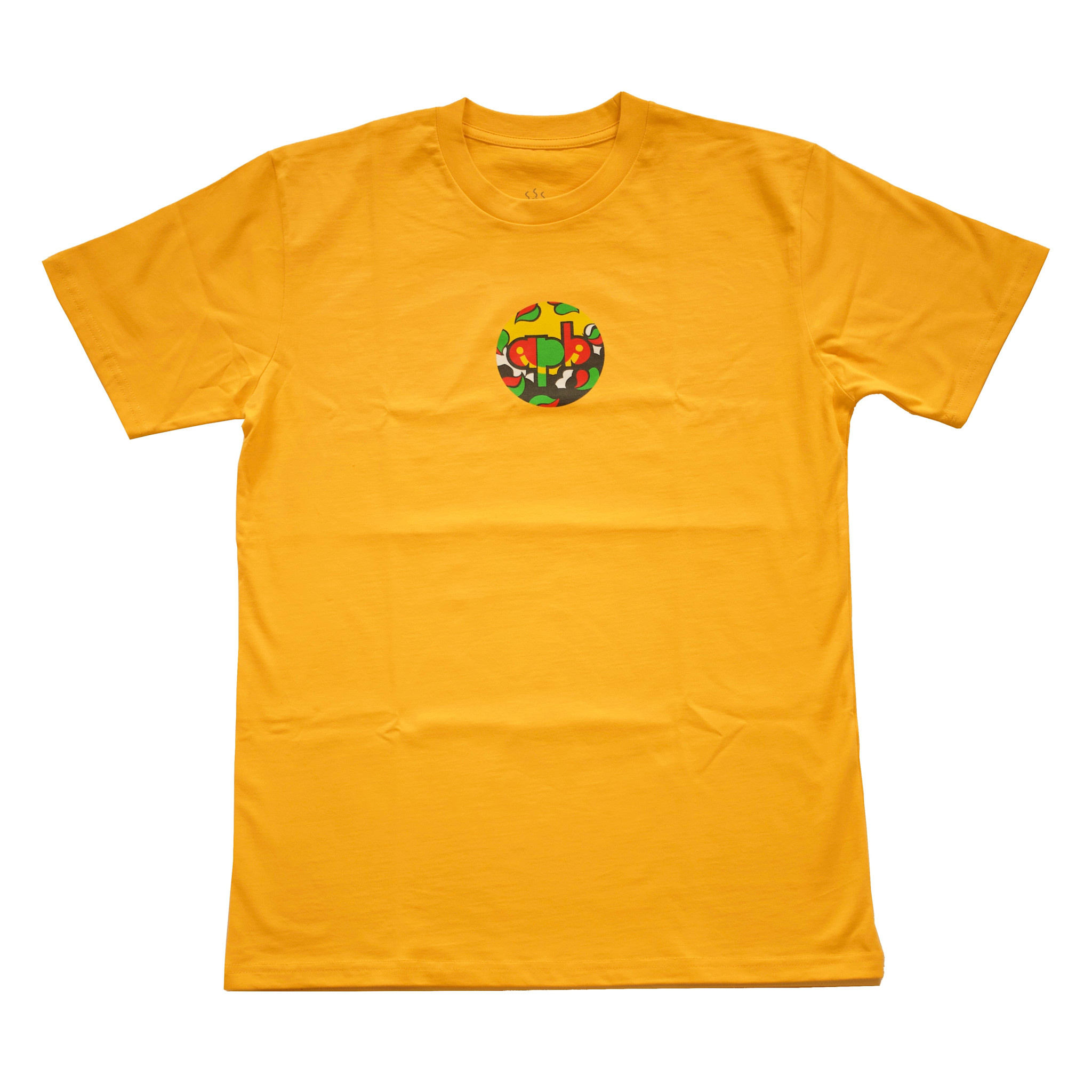 APB Skateshop APB Hartsel Tee Yellow