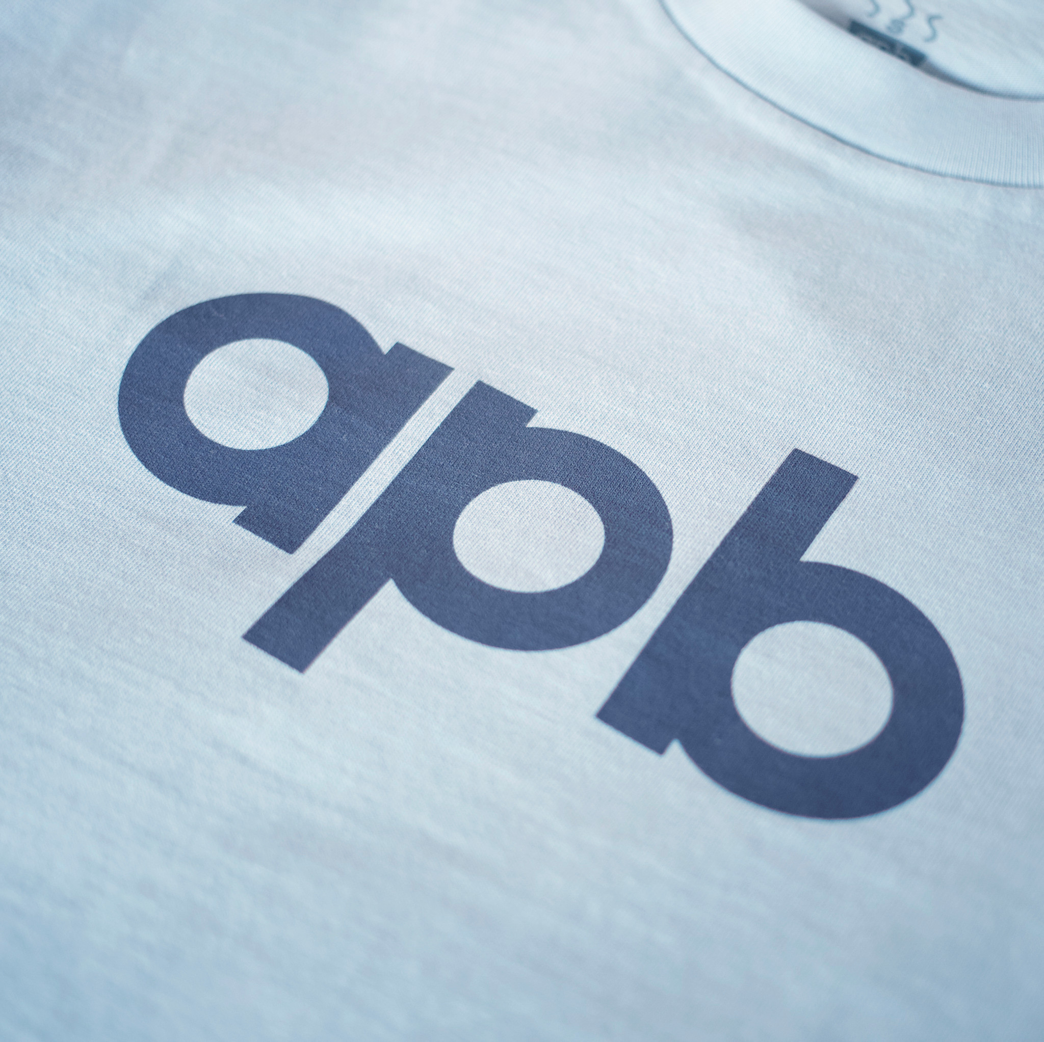 APB Skateshop APB Logo Tee Powder/Dark Blue
