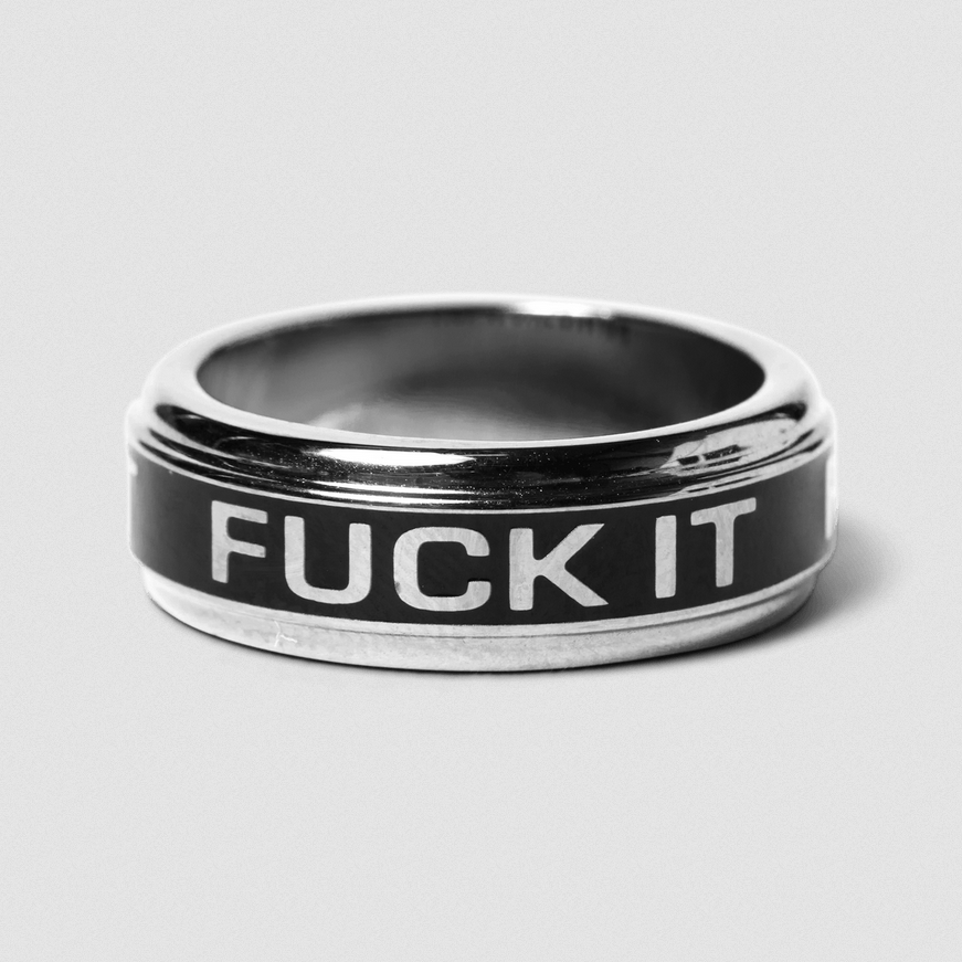 HUF Mono Ring Silver Size 8