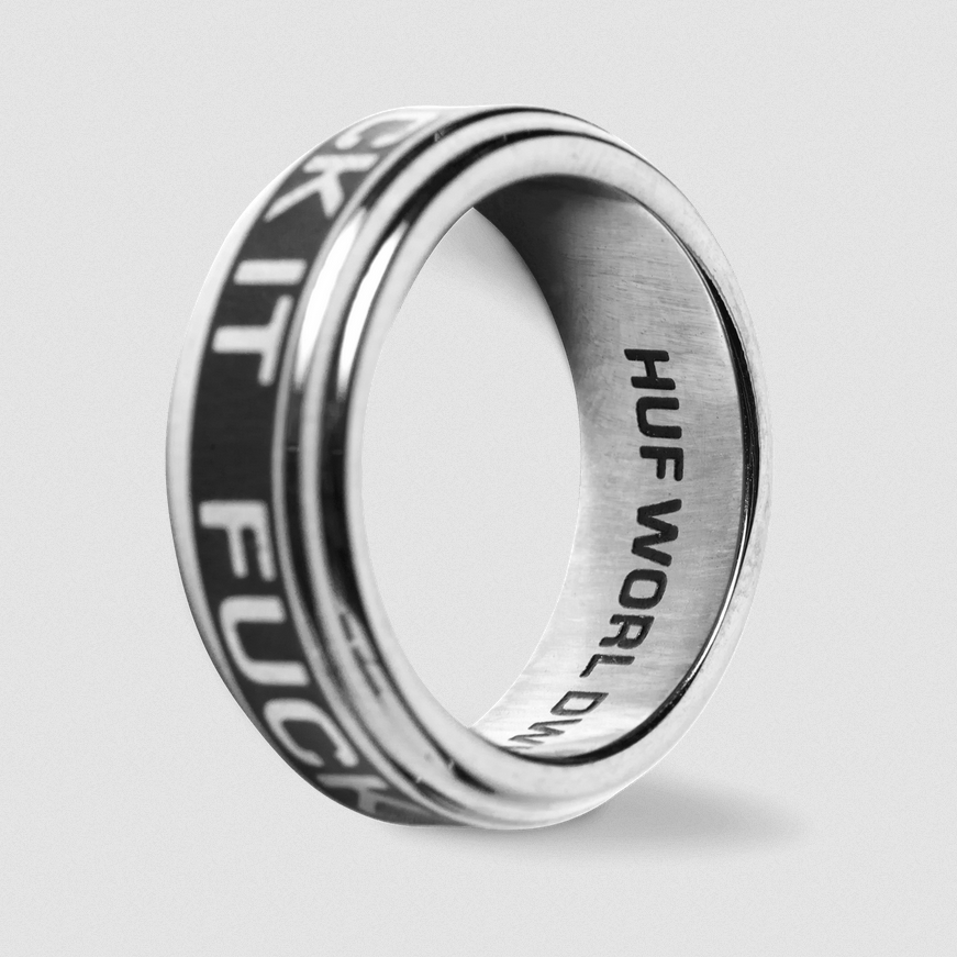 HUF Mono Ring Silver Size 9