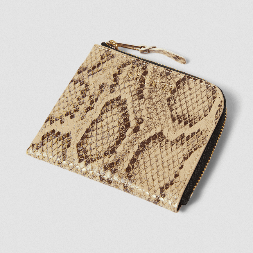HUF Fuck It Snakeskin Wallet Brown
