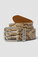 HUF Fuck It Snakeskin Belt Brown S/M