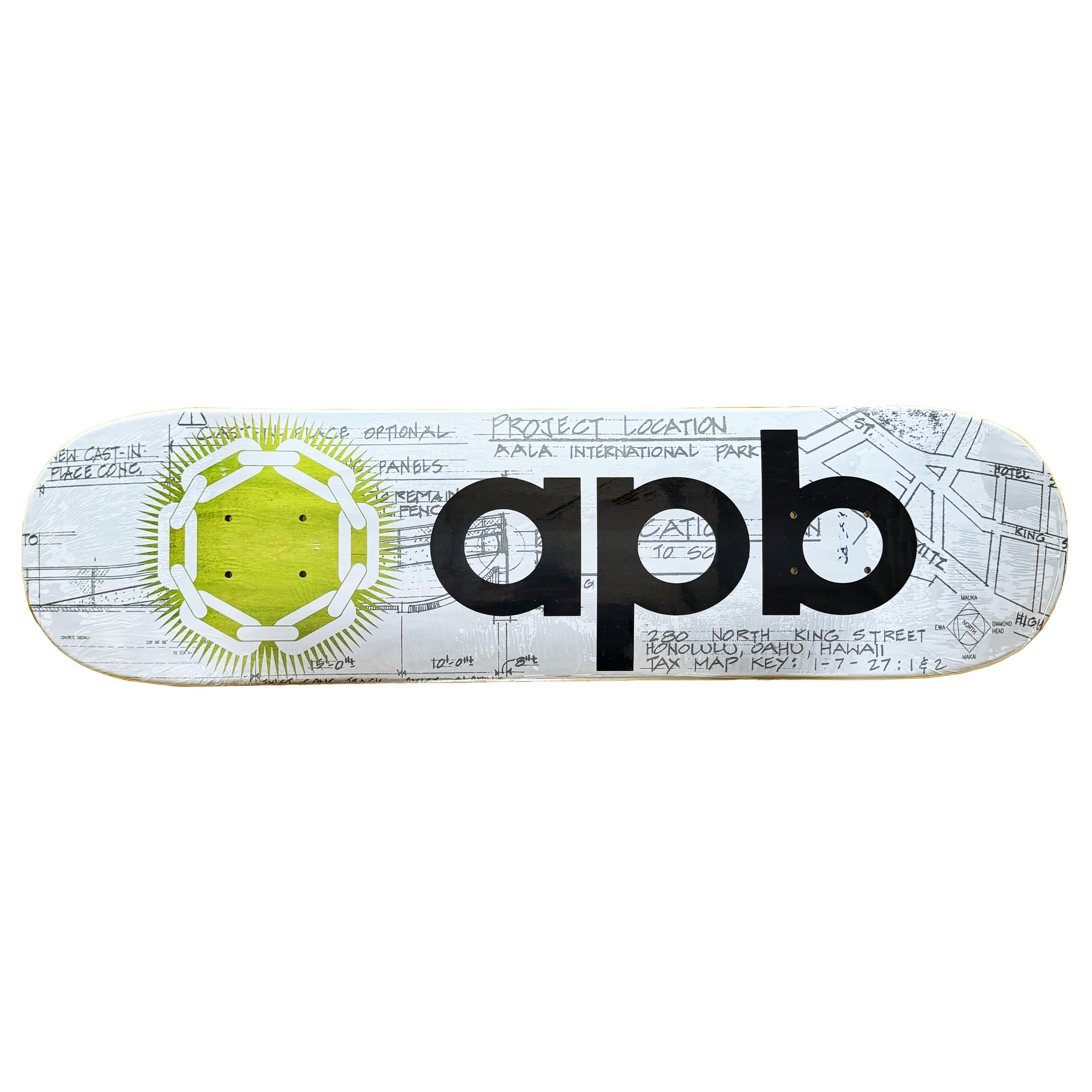 APB Skateshop APB Blueprint Deck 8.5 Short