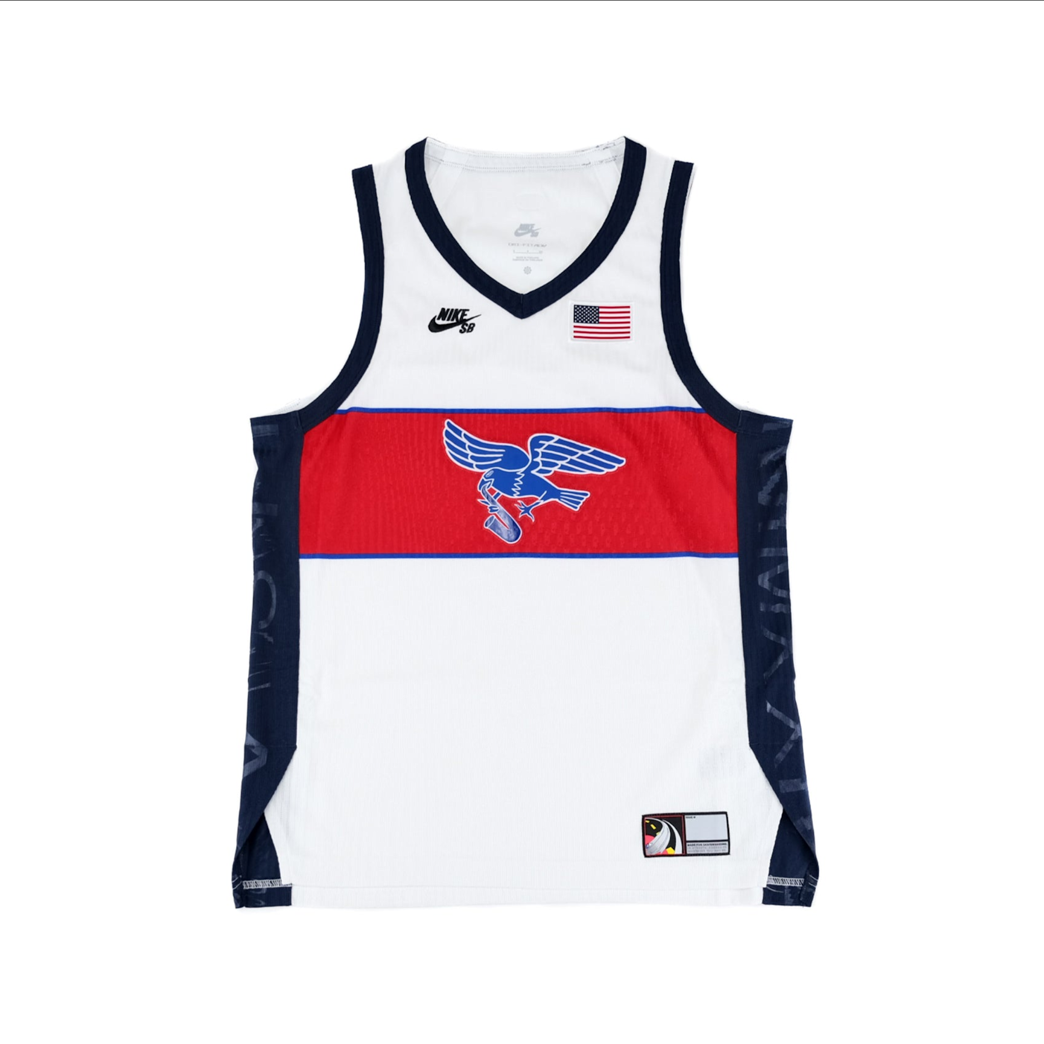 Nike SB Nike SB Olympic Dri-Fit Jersey Tank White/Royal